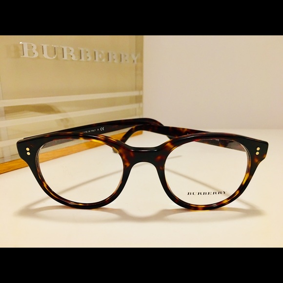 burberry dark havana eyeglasses